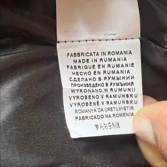 United Colors of Benetton Italian Brown Tweed Wool Silk Tailored Blazer 38 US 4 - Picture 4 of 6